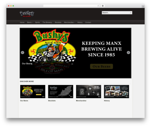 WordPress theme Arras - bushys.com