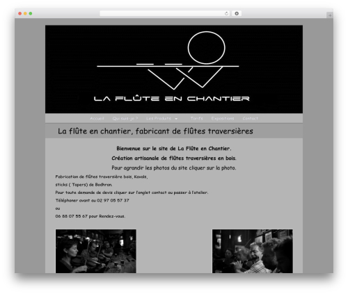 WordPress theme blogbox - la-flute-en-chantier.fr