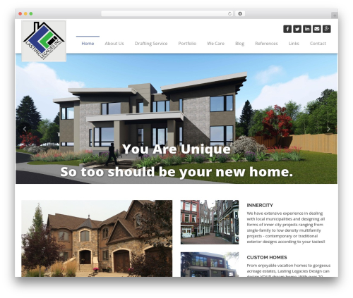 WordPress theme Lasting Legacies Design - lastinglegaciesdesign.com