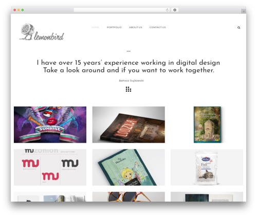 WordPress theme Mountain - lemonbird.pl