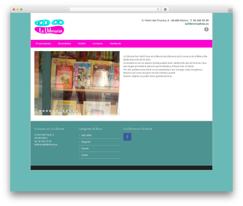 WP theme Modernize - lallibreria.es