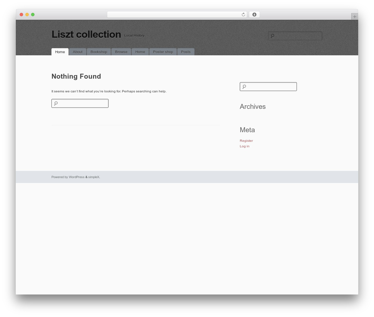WP theme simpleX - lisztcollection.com WP theme simpleX - lisztcollection.com