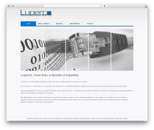 WP theme WordPress Theme 1322 - luperco.be