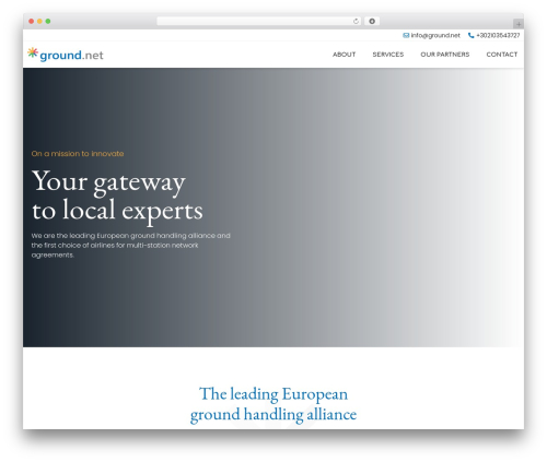 WP theme Hello Elementor - ground.net
