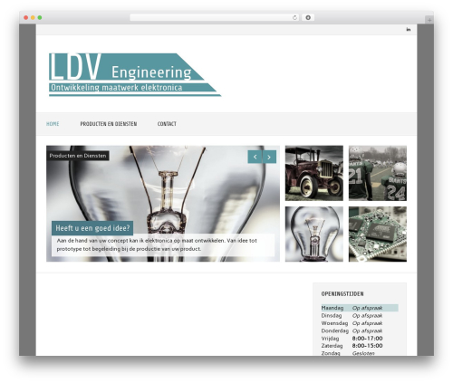 Anderson WordPress website theme - ldvengineering.nl