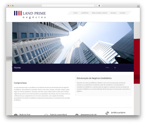 Aquilo WordPress theme - landprime.com.br/site
