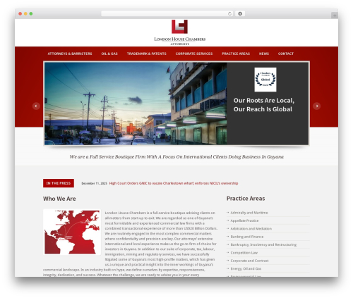 Attorneys WordPress theme - londonhousechambers.com