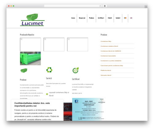 Bolder Premium WordPress theme - lucimet.ro