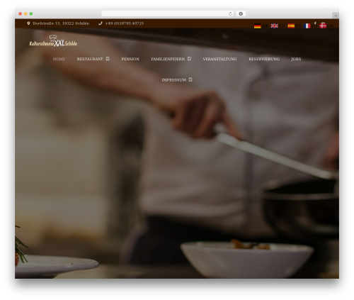 Cristiano best restaurant WordPress theme - kulturscheune-schilde.com