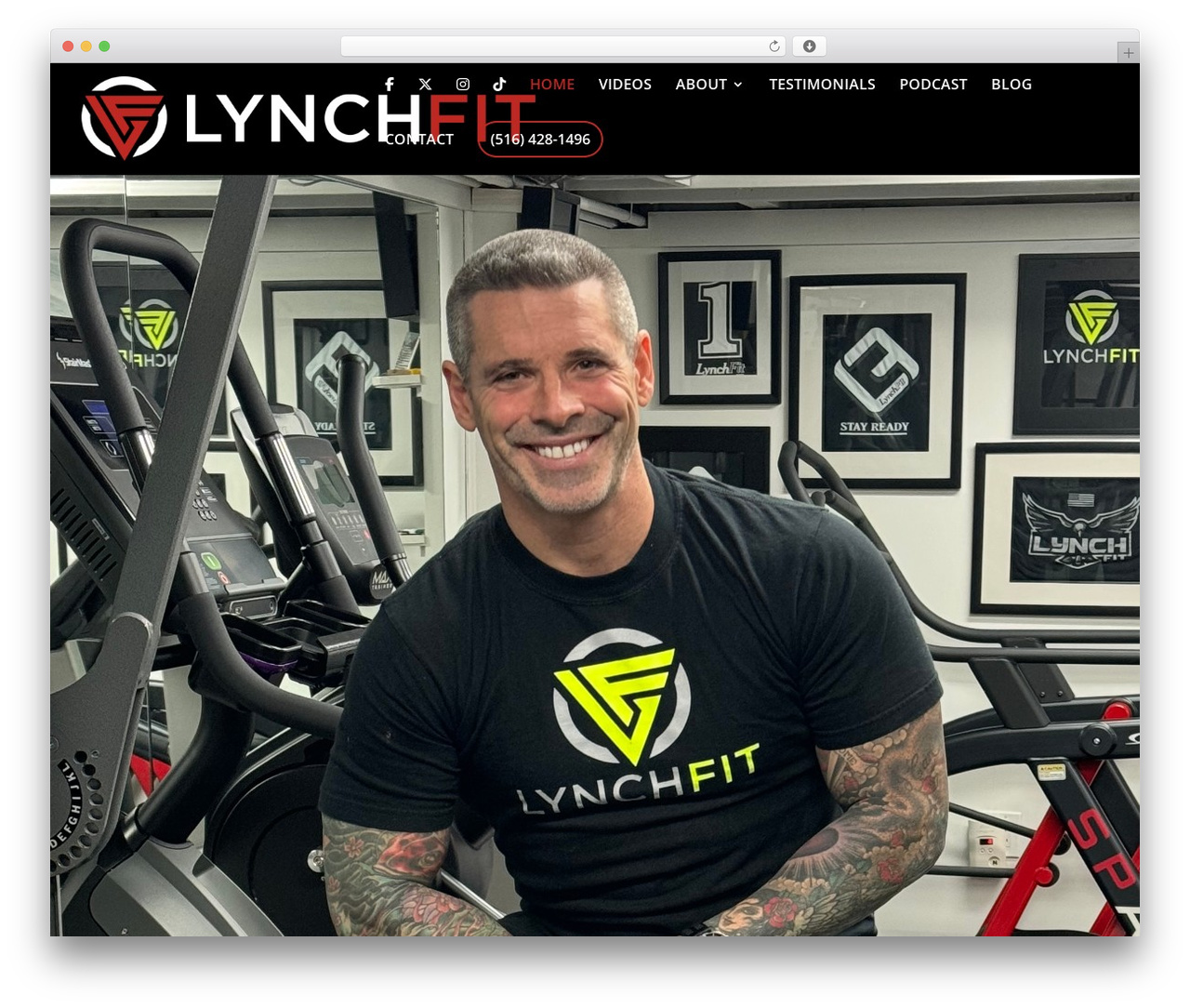 Divi best WordPress theme - lynchfit.com