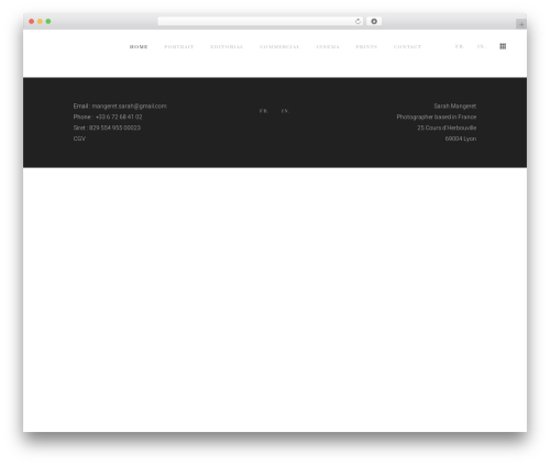Esben WP theme - sarahmangeret.com