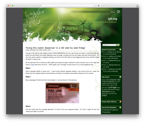 Green Light WordPress theme - lylt.org