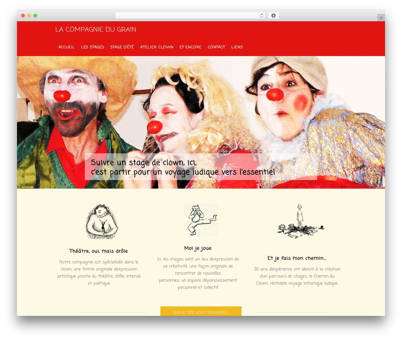 Invia WordPress theme - lacompagniedugrain.com