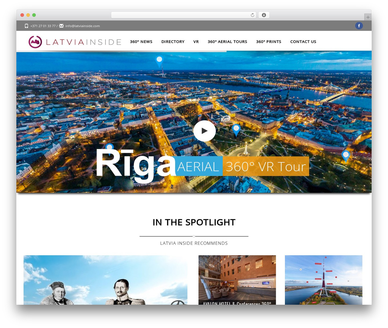 Javo Directory WordPress travel theme - latviainside.com