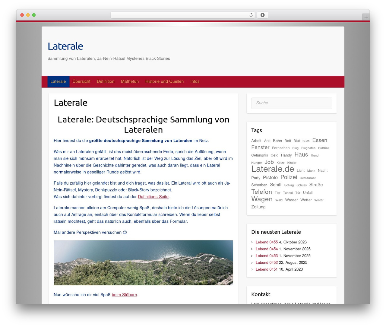Laterale WordPress theme - laterale.de