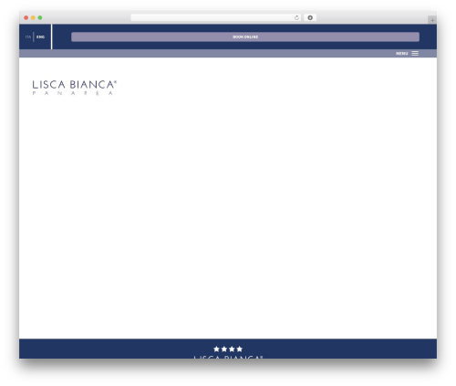 Lisca Bianca WordPress theme - liscabianca.it