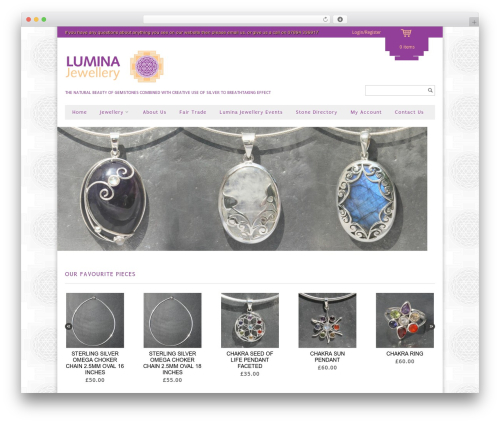Maya Shop WP theme - luminajewellery.com