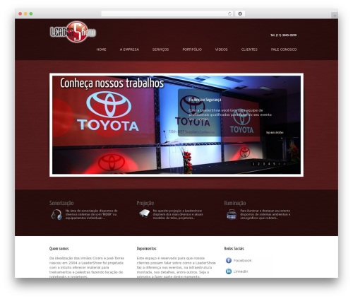 Mondeo WP theme - leadershow.com.br