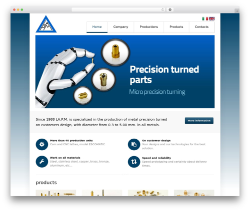 Quickess Corporate WordPress Theme WordPress pizza theme - lapm.it