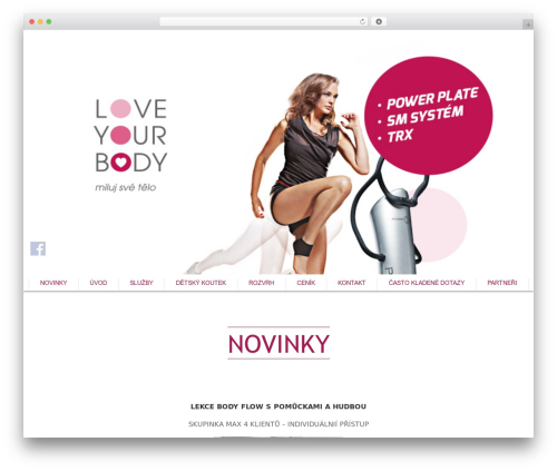 SCRN WordPress theme - loveyourbody.cz