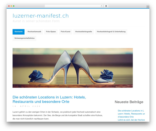 Theme WordPress elegantWhite - luzerner-manifest.ch