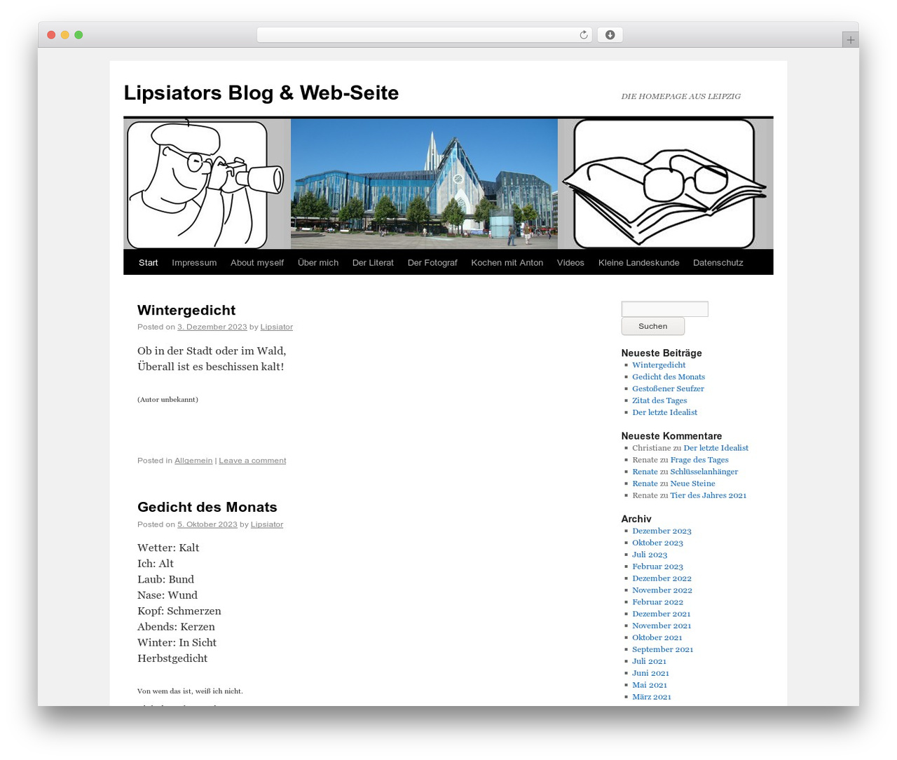 Theme WordPress Twenty Ten - lipsiator.de