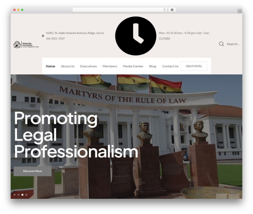 Treck WordPress theme - ghanabar.org