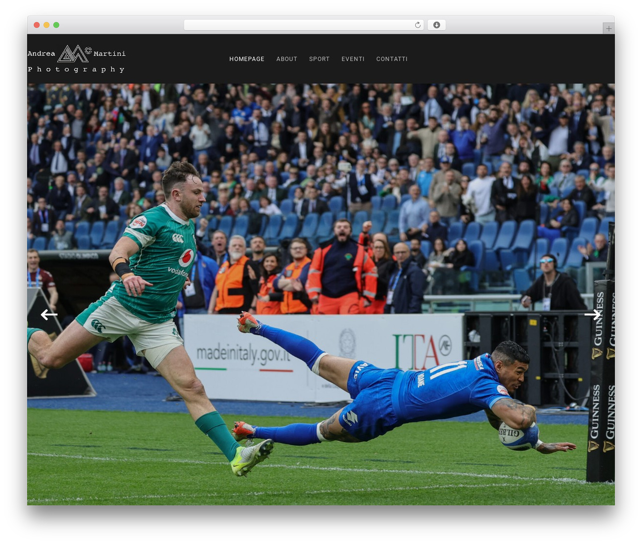 Whizz WordPress theme - martiniandrea.it
