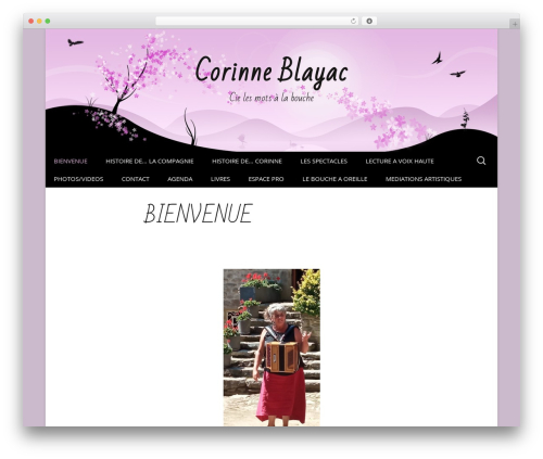 WordPress theme Cherry Blossom - les-mots-ala-bouche.fr