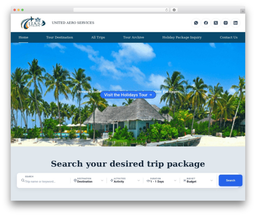 Best Travel Booking WordPress Plugin, Tour Booking System, Trip Booking WordPress Plugin – Yatra (yatra) free WordPress plugin - holidays.uasonline.in