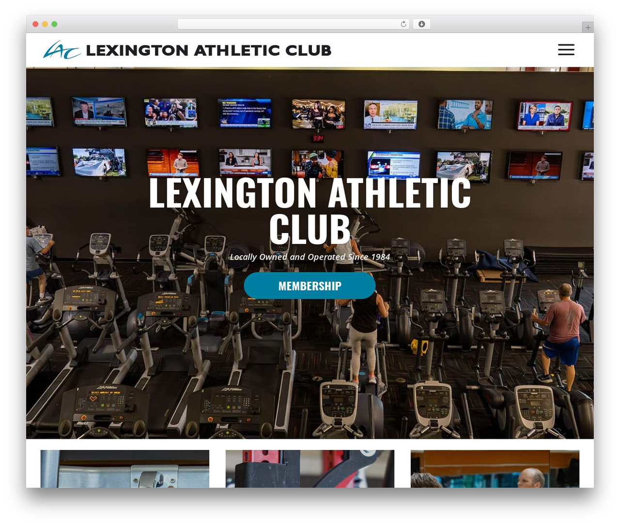 WordPress theme Divi - lexingtonathleticclub.com