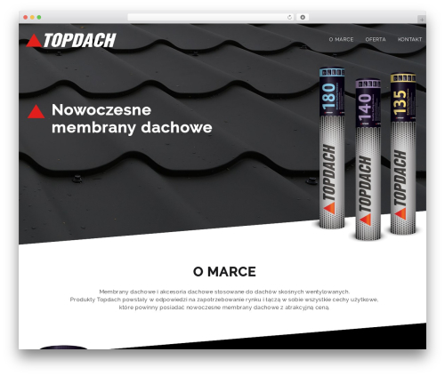 WordPress theme Hydrogen - topdach.pl