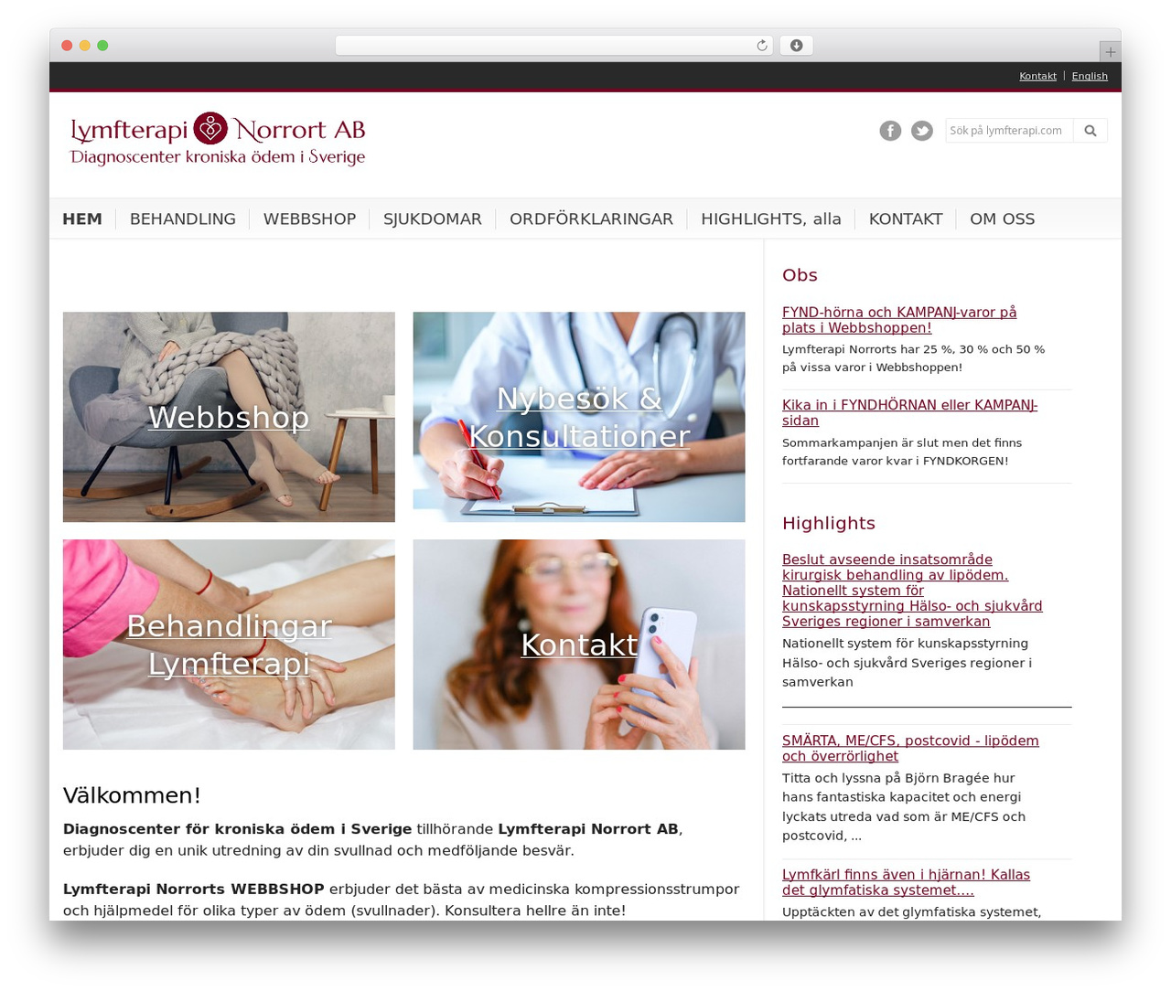 WordPress theme Lymf - lymfterapi.com WordPress theme Lymf - lymfterapi.com