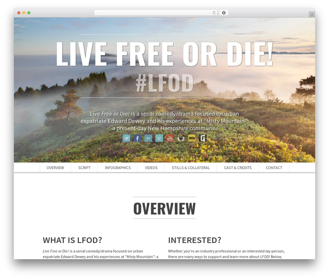 WordPress theme SCRN - livefreeordietv.com