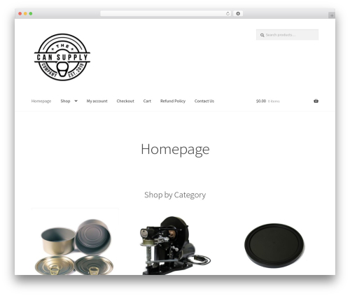 Mobile menu premium WordPress plugin - cansupplycompany.com