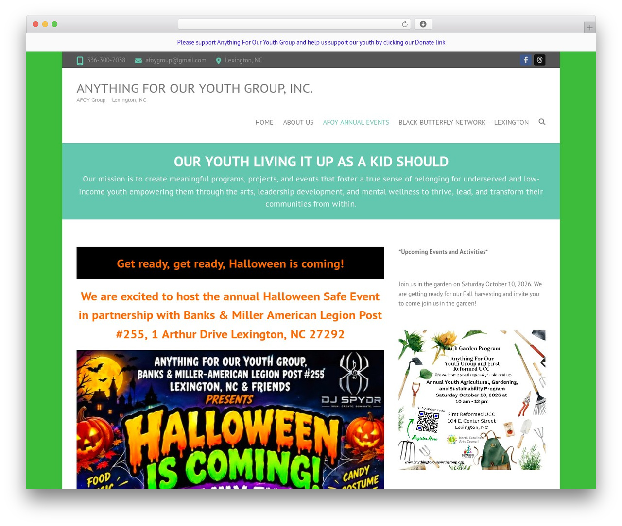WP theme Interface - anythingforouryouthgroup.org WP theme Interface - anythingforouryouthgroup.org