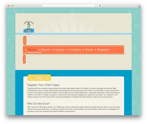 WP theme Dreamy - lighthouseacademylc.com