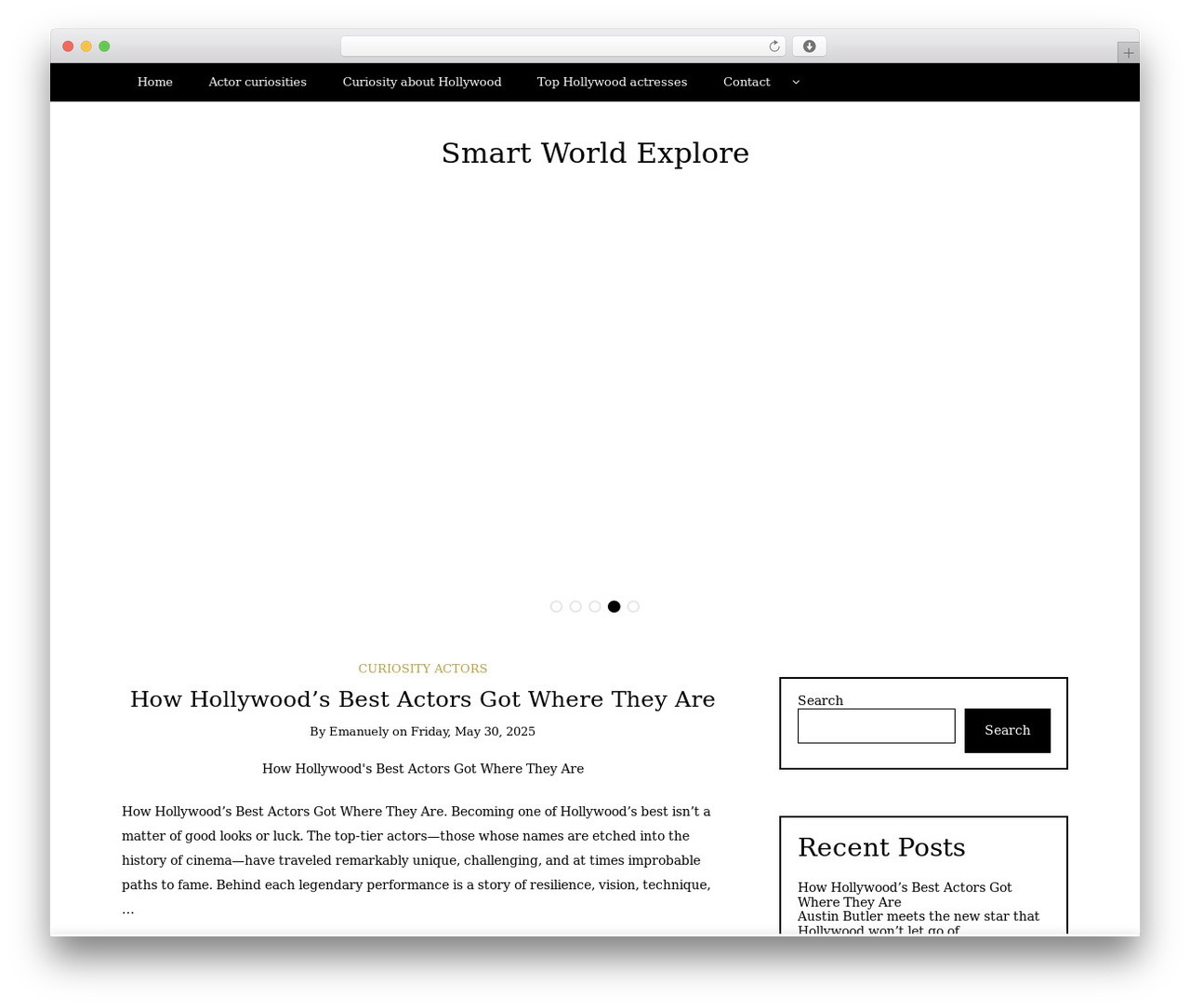 Writee WP theme - smartworldexplore.com