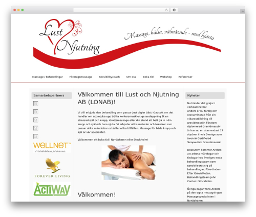x2 massage WordPress theme - lustochnjutning.se x2 massage WordPress theme - lustochnjutning.se
