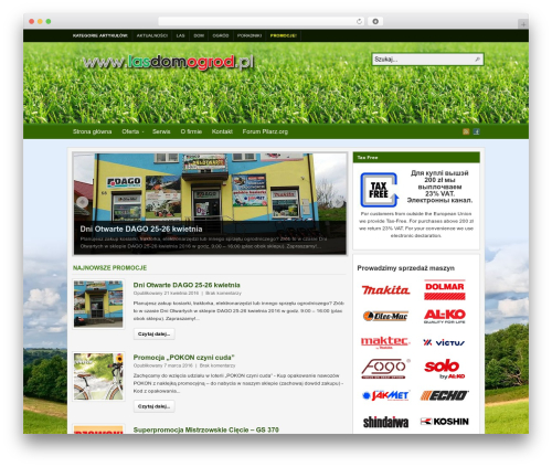 Arras WordPress theme - lasdomogrod.pl