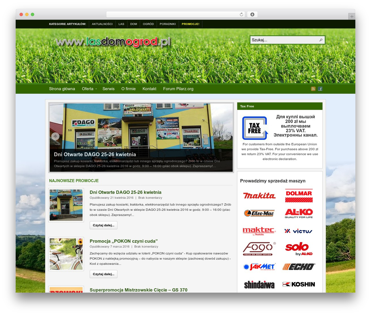 Arras WordPress theme - lasdomogrod.pl Arras WordPress theme - lasdomogrod.pl