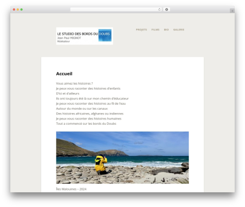 Basic best WordPress theme - lesbordsdudoubs.net