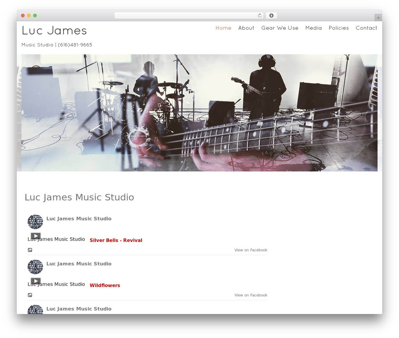 Blanc WordPress theme - lucjamesmusicstudio.com Blanc WordPress theme - lucjamesmusicstudio.com