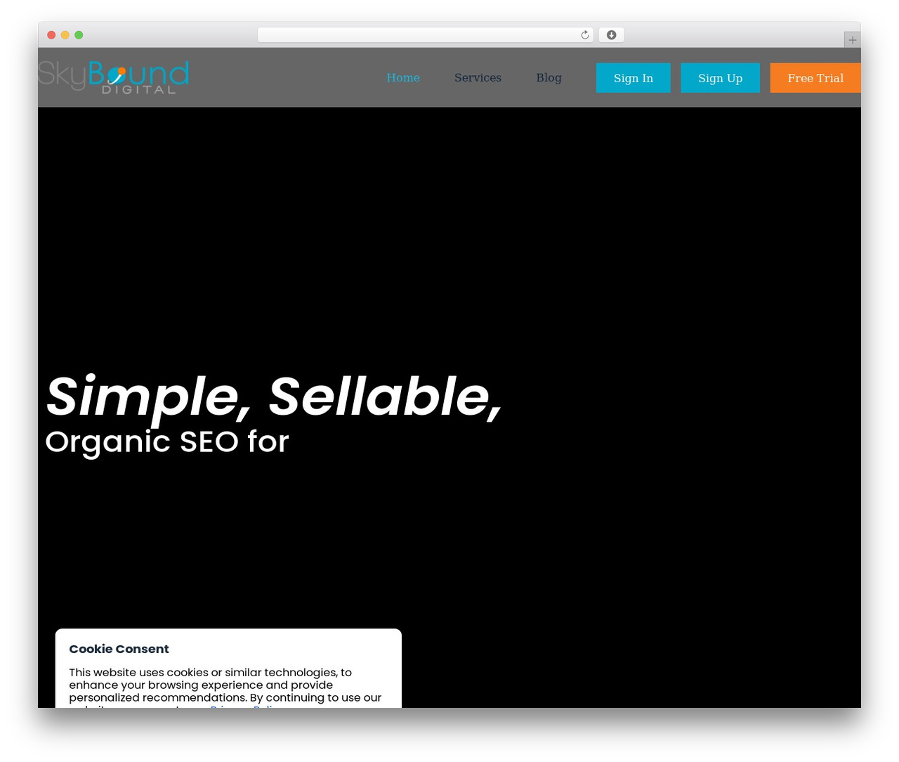 Blocksy Child WordPress theme design - skybound.io