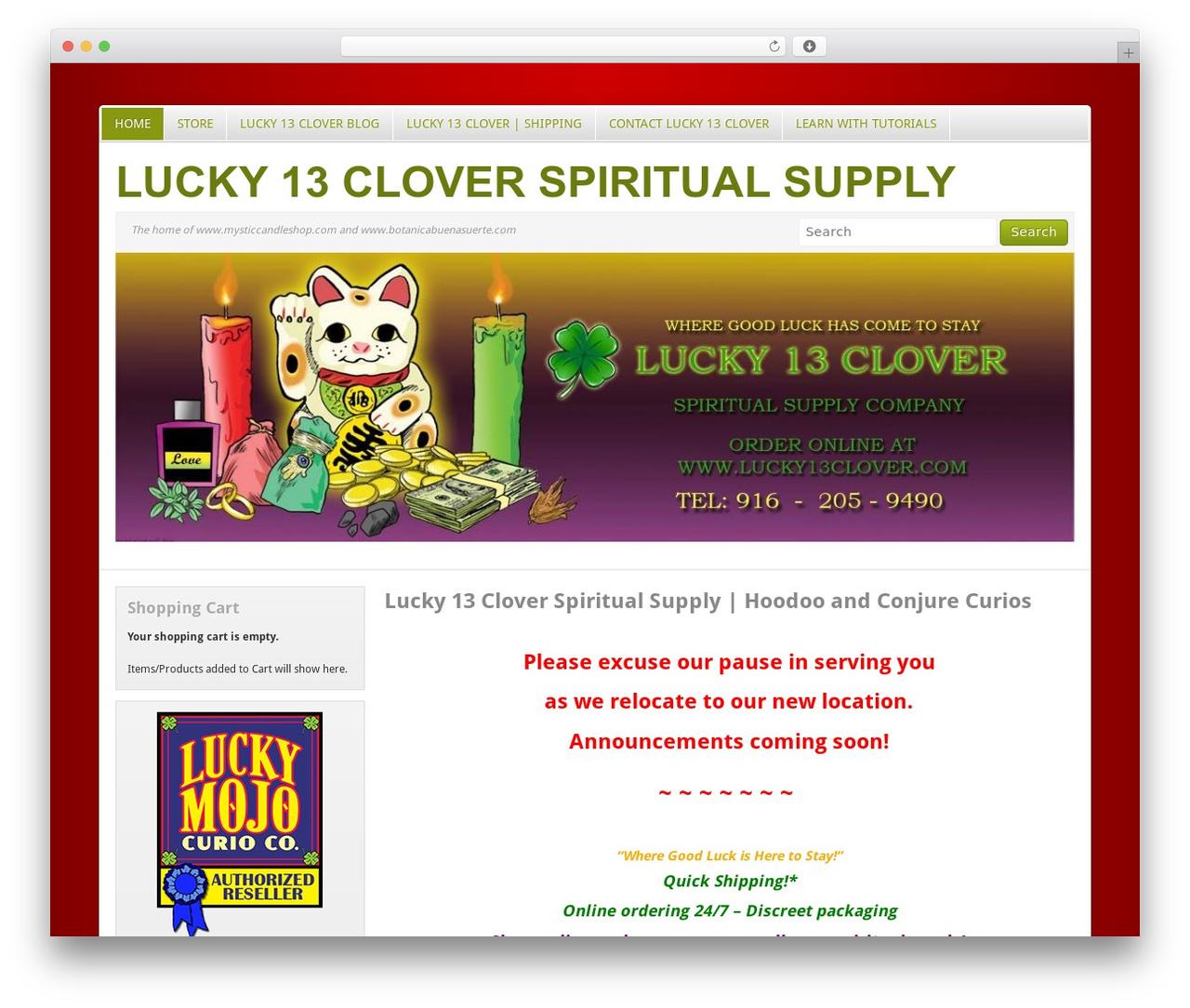 Custom eCommerce Theme WordPress shop theme - lucky13clover.com