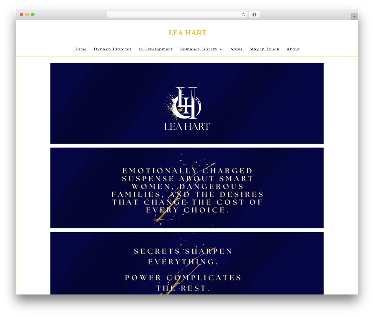 Divi WordPress theme - leahartauthor.com Divi WordPress theme - leahartauthor.com