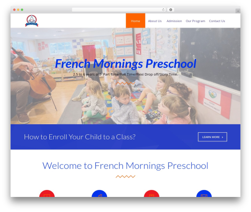 Page builder WordPress plugin - frenchmorningspreschool.com