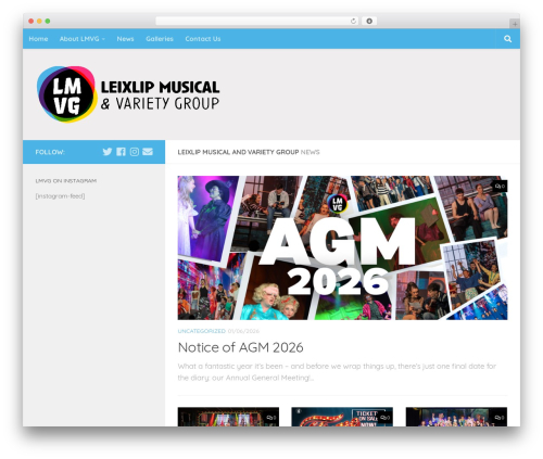 Hueman Pro WordPress theme - lmvg.ie