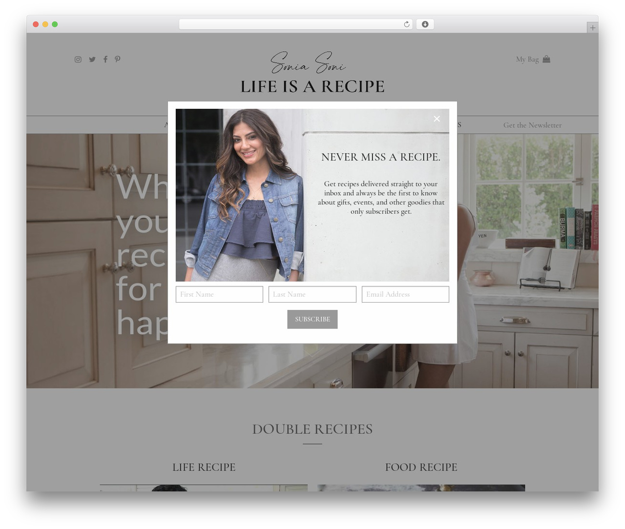 LIAR theme WordPress - lifeisarecipe.com LIAR theme WordPress - lifeisarecipe.com