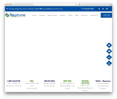 Modins themer WordPress plugin - neptunefinserve.com